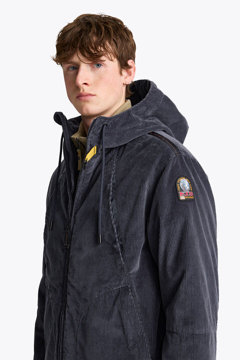 Parajumpers LIDO - VESTE EN VELOURS C&Ocirc;TEL&Eacute; NINE IRON 26WMPMJKCU03P260765
