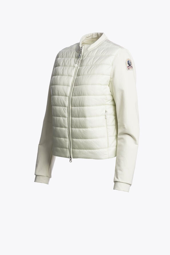 Parajumpers CORINA - HYBRID SWEAT MOSSY CHALK 26SMPWHYFP33P550277