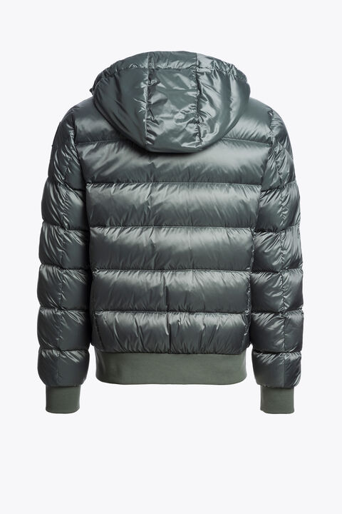 Parajumpers PHARRELL - HOODED BOMBER GREEN-BLUE 26WMPMPUSX13P070782