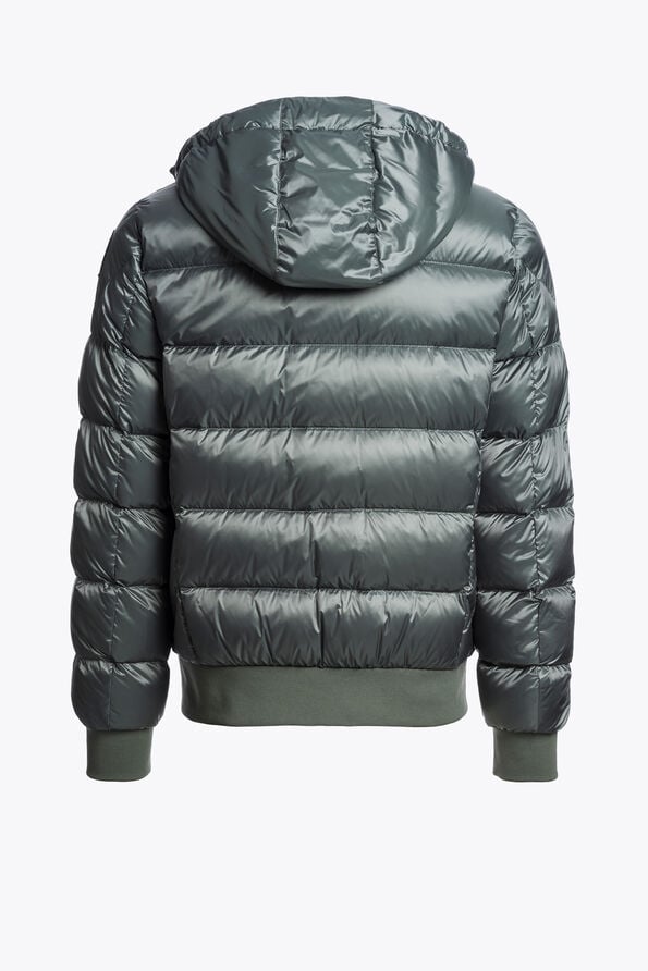 Parajumpers PHARRELL - HOODED BOMBER GREEN-BLUE 26WMPMPUSX13P070782