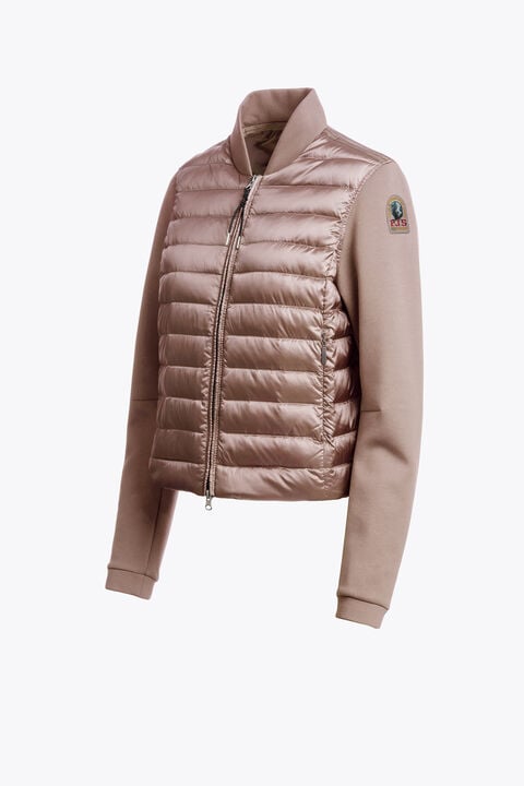 Parajumpers KALYSTA - HYBRID SWEATSHIRT MAUVE GREY 26WMPWHYFP30P630121