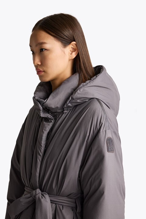 Parajumpers DERAS - LONG JACKET GRAPHITE ORCHID 26WMPWPUTA30P810124