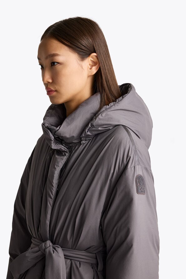 Parajumpers DERAS - LONG JACKET GRAPHITE ORCHID 26WMPWPUTA30P810124