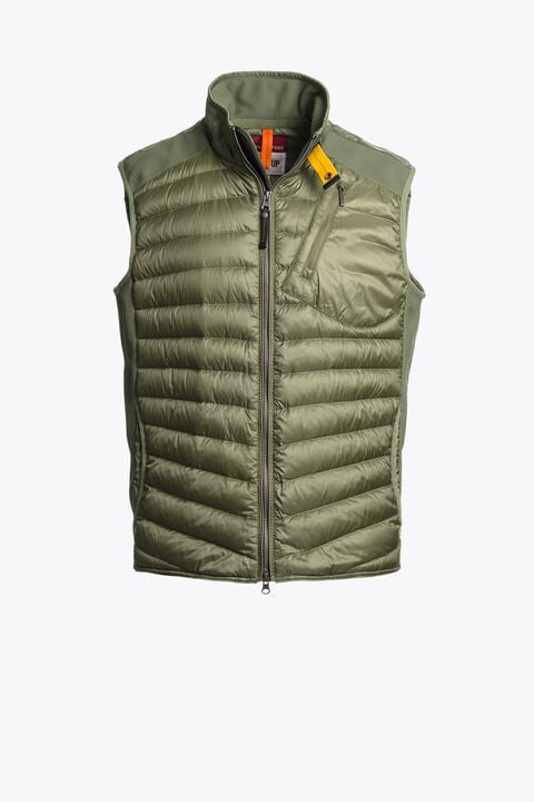 Parajumpers ZAVIER - HYBRID VEST LICHEN KHAKI 26SMPMHYWU03P050284