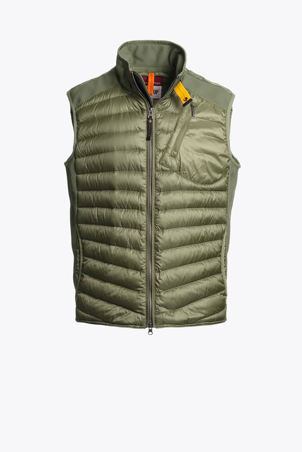 Parajumpers ZAVIER - HYBRID VEST LICHEN KHAKI 26SMPMHYWU03P050284
