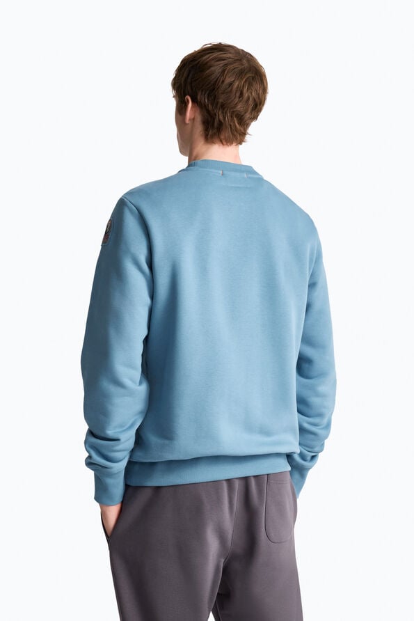 Parajumpers K2 - CREWNECK SWEATSHIRT ASH GREY MELANGE 26WMPMFLEY21P160608