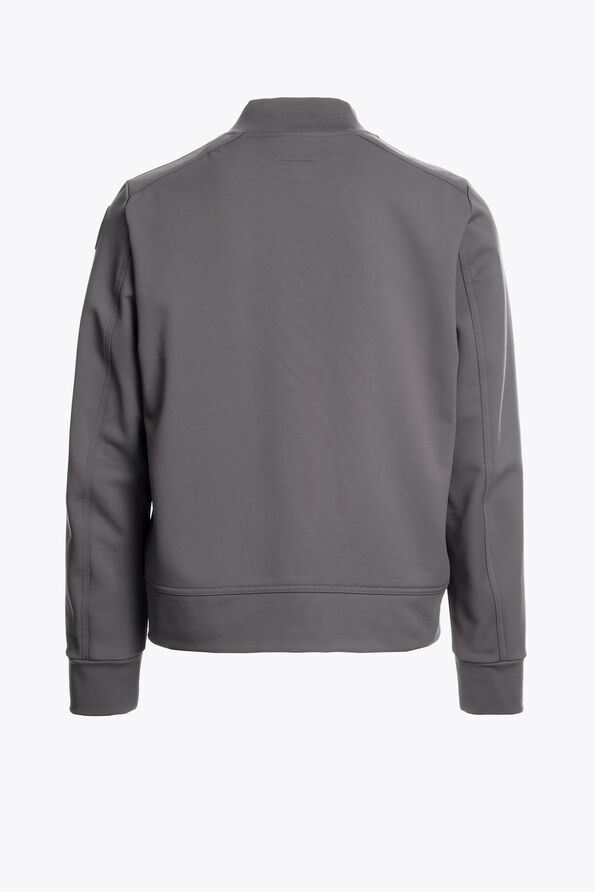 Parajumpers MCKAY - FULL-ZIP FLEECE PEWTER 25WMPMHYFG02P550735