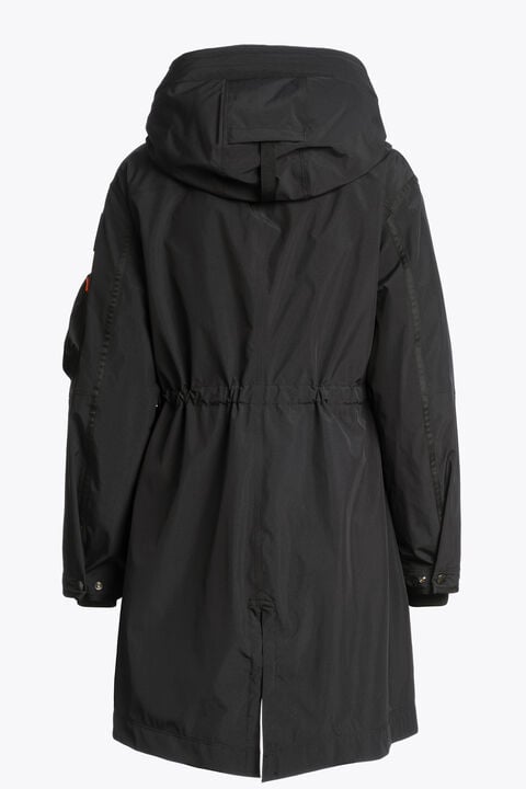 Parajumpers TANK LIGHT - HOODED PARKA BLACK 26WMPWJKMG32P530541