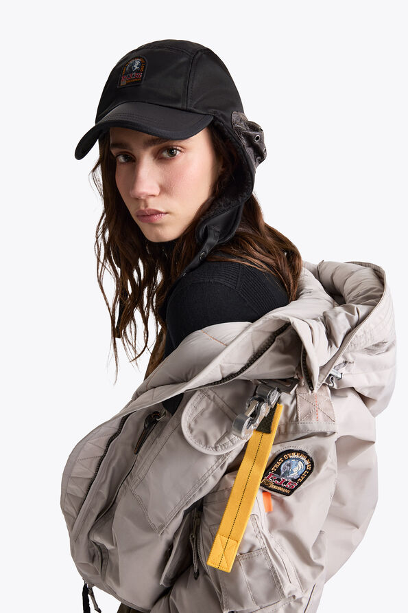 Parajumpers TOUGAN - JOCKEY HAT BLACK 26WMPAHAHA50PAB0541
