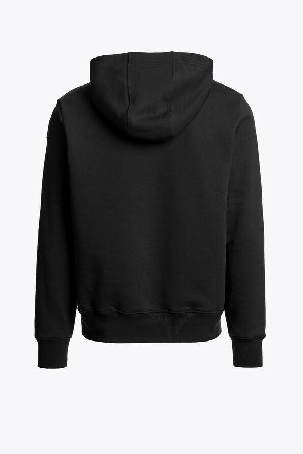 Parajumpers EVEREST - HOODED SWEATSHIRT BLACK 26WMPMFLEY22P160541