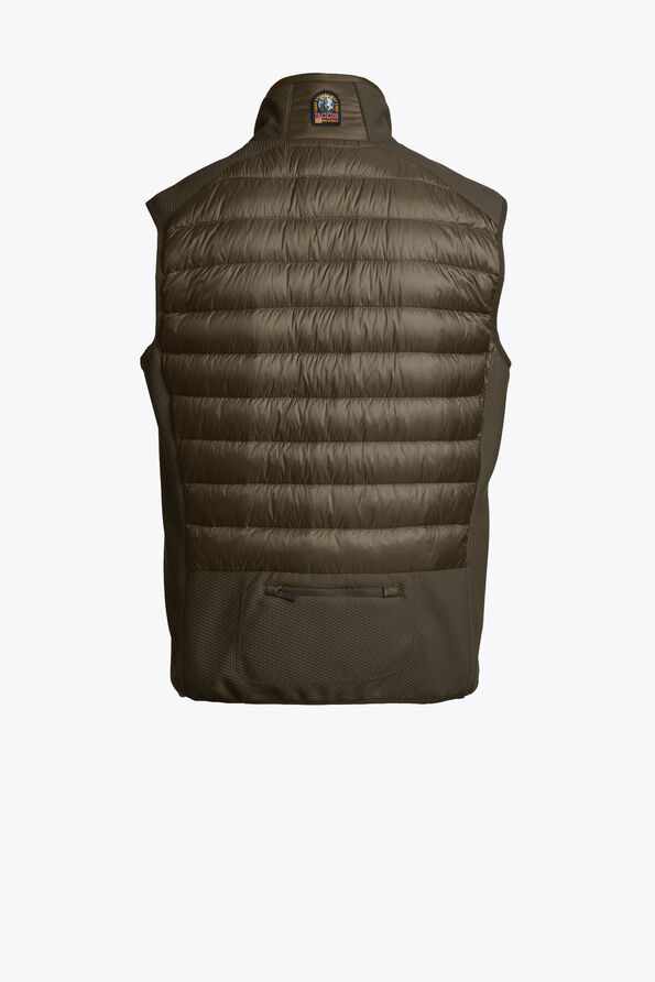 Parajumpers ZAVIER - HYBRID VEST DEEP MOSS 25WMPMHYWU03P330117
