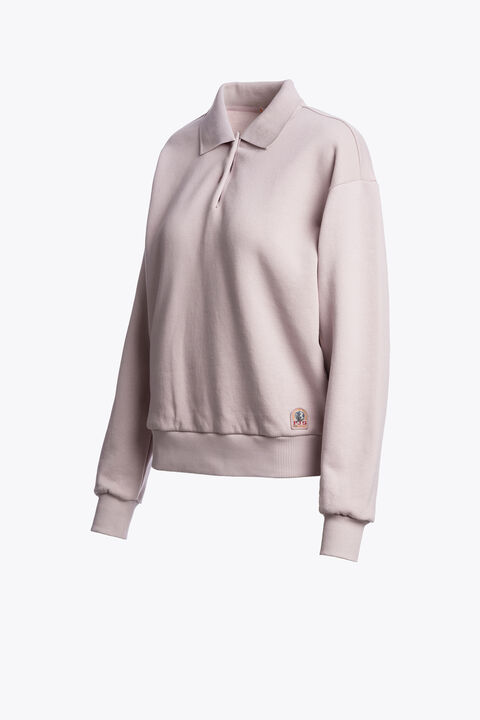 Parajumpers SARANDA - POLO MANCHES LONGUES VINTAGE LILAC 26WMPWFLFJ33P650122