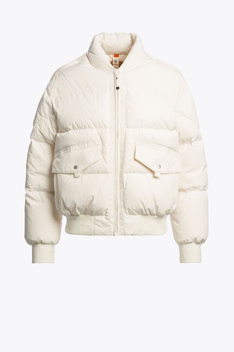 Parajumpers COLLYNIE - DOWN BOMBER WARM IVORY 26WMPWPUHF31P750132