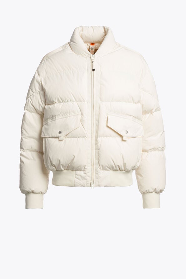 Parajumpers COLLYNIE - DOWN BOMBER WARM IVORY 26WMPWPUHF31P750132