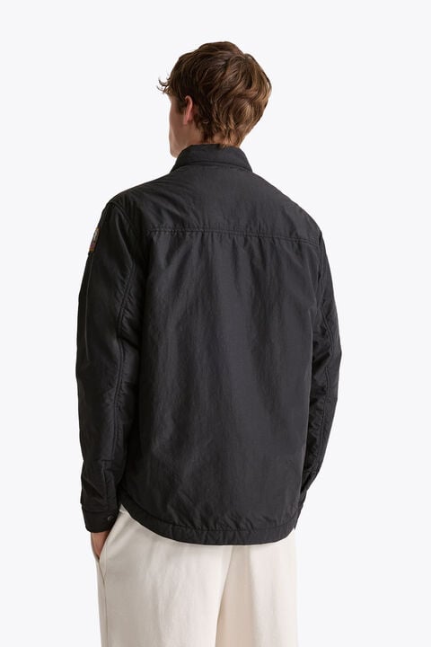 Parajumpers WISNER - PADDED OVERSHIRT BLACK 26WMPMOSQD01P330541
