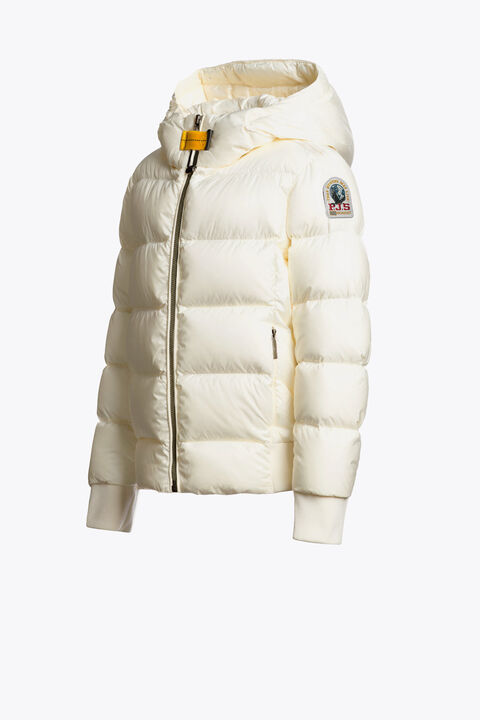 Parajumpers MARIAH - HOODED DOWN JACKET WARM IVORY 26WMPGPUSX92PGC0132