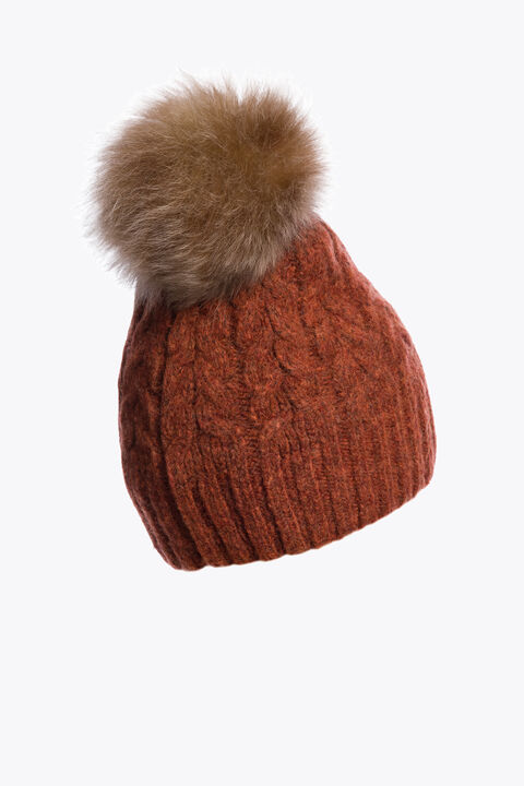 Parajumpers KYLIE - POMPON HAT TANDORI 26WMPAHAHA34PAI0652