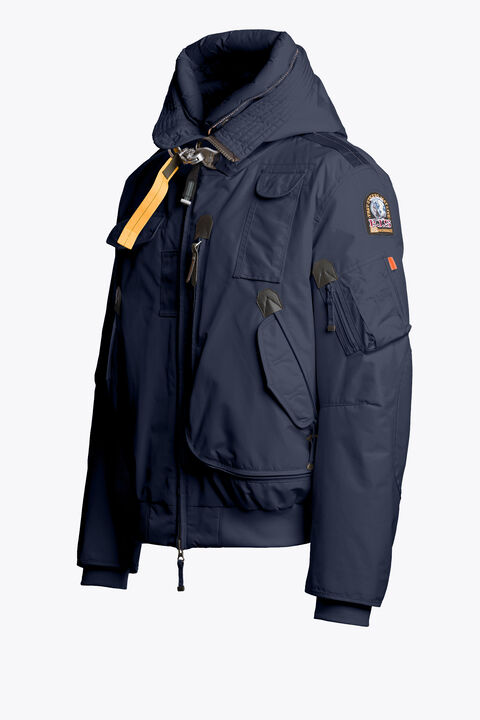 Parajumpers GOBI - HOODED BOMBER BLUE NAVY 26WMPMJKMA01P010316