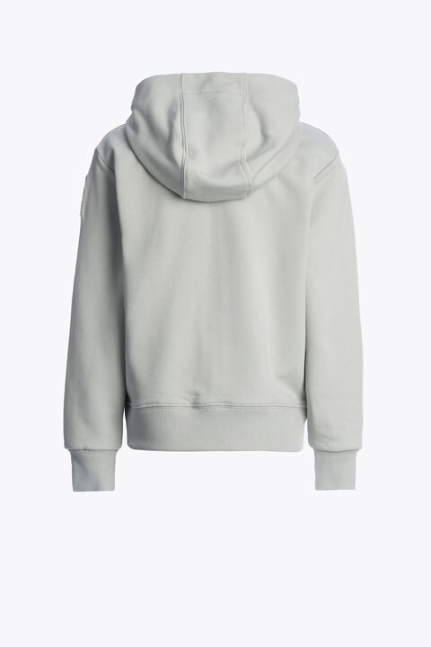 Parajumpers CHARLIE EASY - HOODED FLEECE FRESH GREY 26SMPBFLEY64PBF0271