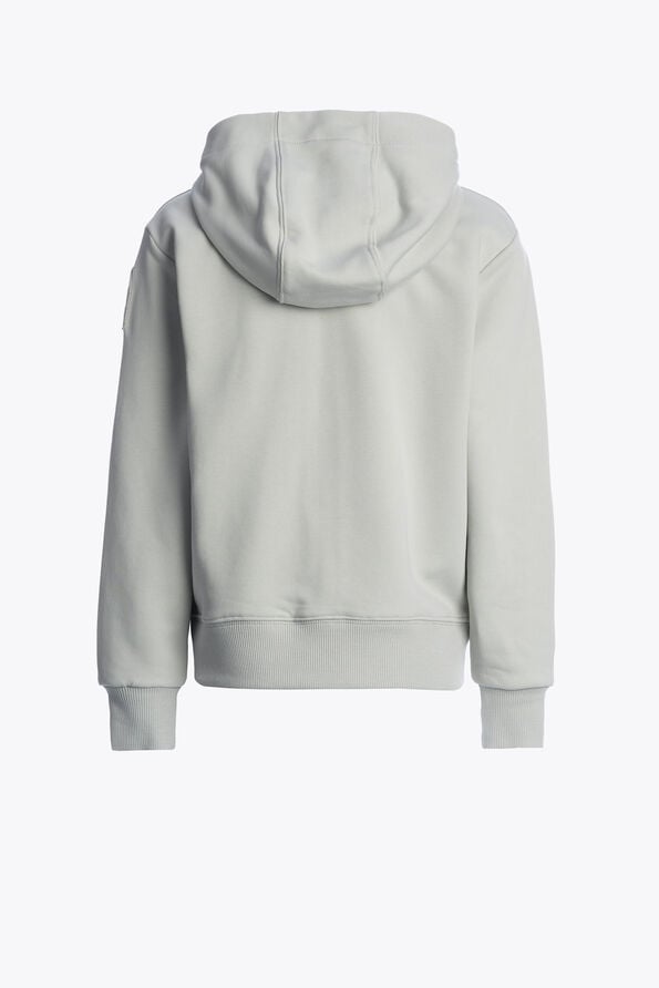 Parajumpers CHARLIE EASY - HOODED FLEECE FRESH GREY 26SMPBFLEY64PBF0271
