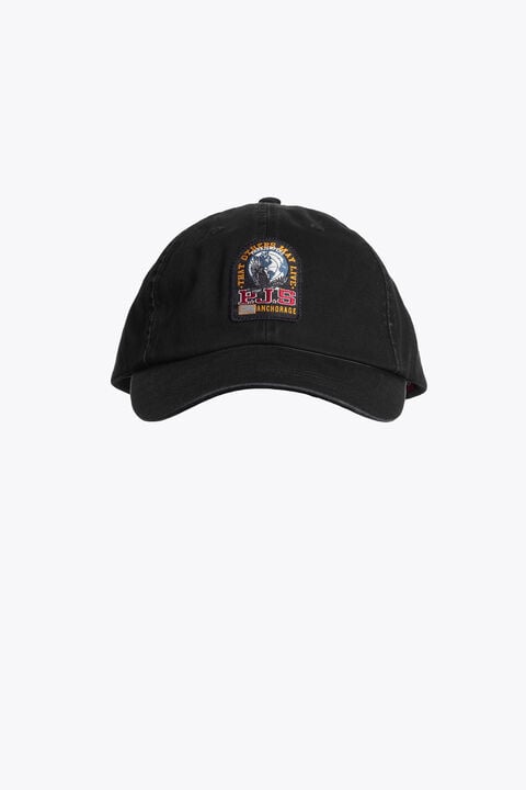 Parajumpers PATCH - BASEBALL CAP BLACK 26SMPABCHA02PAD0541