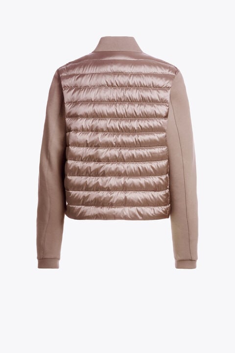 Parajumpers KALYSTA - HYBRID SWEATSHIRT MAUVE GREY 26WMPWHYFP30P630121