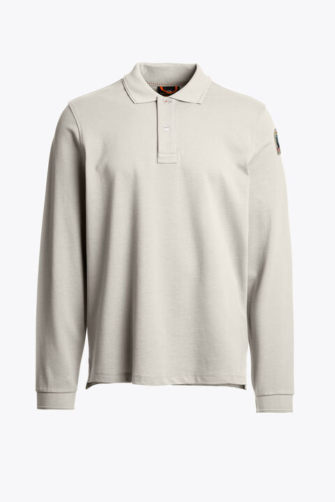 Parajumpers OBERON - POLO MET LANGE MOUWEN ASPARAGUS 25SMPMPOEY10P410342