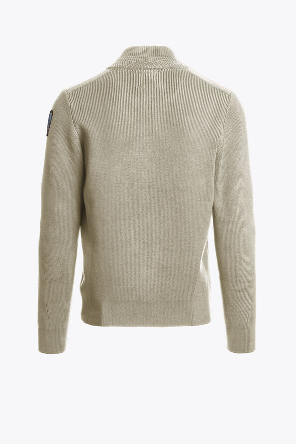 Parajumpers MANNY - FULL-ZIP CARDIGAN BONE 25WMPMKNRG02P470266