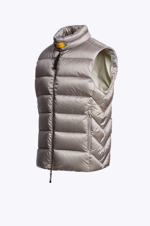 Parajumpers JEORDIE - DOWN VEST MID GREY 26WMPMPUSX01P070137