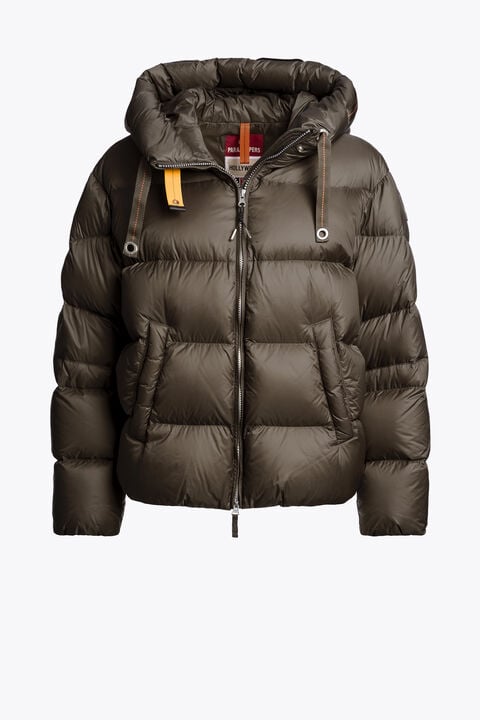 Parajumpers TILLY - HOODED DOWN JACKET ANTIQUE BRONZE 26WMPWPUHY32P570536