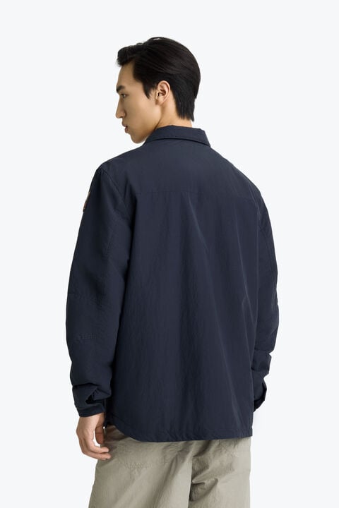 Parajumpers EVANDER - PADDED OVERSHIRT BLUE NAVY 26SMPMOSDU01P140316