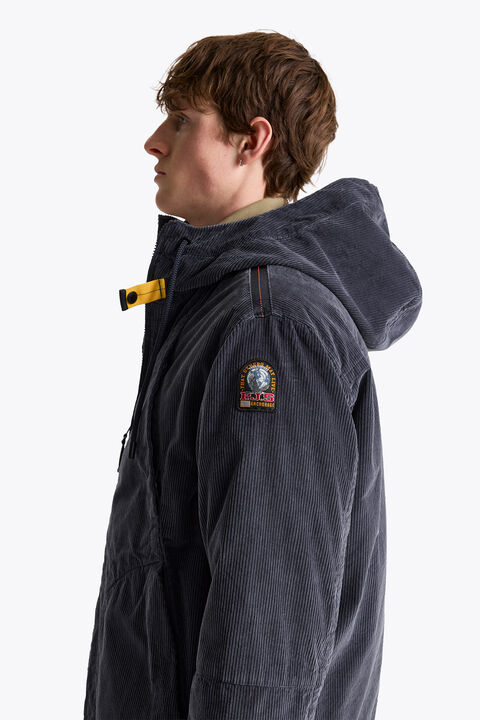 Parajumpers LIDO - VESTE EN VELOURS C&Ocirc;TEL&Eacute; NINE IRON 26WMPMJKCU03P260765