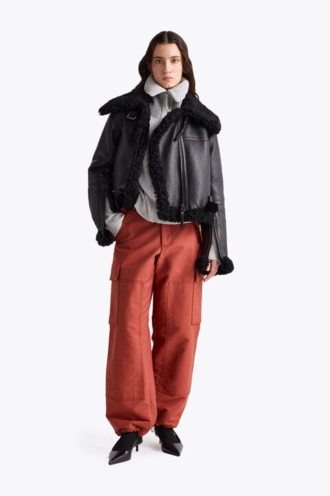 Parajumpers SPINGA - FULL-ZIP CARDIGAN STEEL MELANGE 26WMPWKNLW33P720566