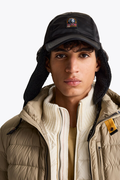Parajumpers TOUGAN - JOCKEY HAT BLACK 26WMPAHAHA50PAB0541