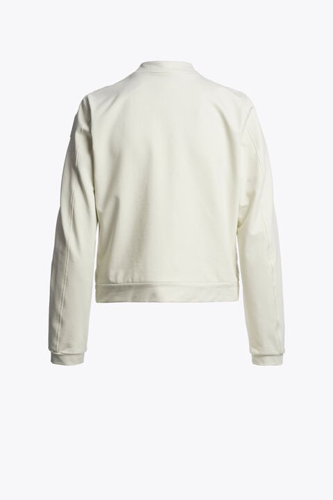 Parajumpers CORINA - HYBRID SWEAT MOSSY CHALK 26SMPWHYFP33P550277