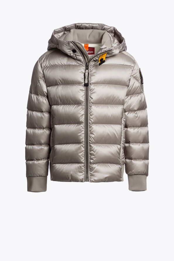 Parajumpers PHARRELL - BOMBERJACKE MIT KAPUZE MID GREY 26WMPBPUSX73PBC0137
