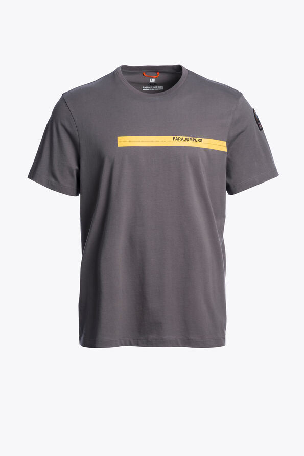 Parajumpers TAPE - T-SHIRT PEWTER 25WMPMTSIT01P650735