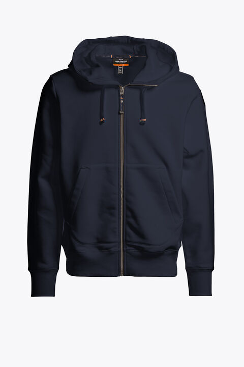 Parajumpers CHARLIE EASY - HOODED SWEATSHIRT BLUE NAVY 26WMPMFLEY24P160316