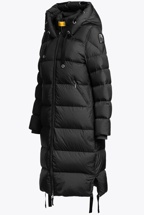 Parajumpers PANDA - LONG DOWN JACKET BLACK 26WMPWPUEL31P560541