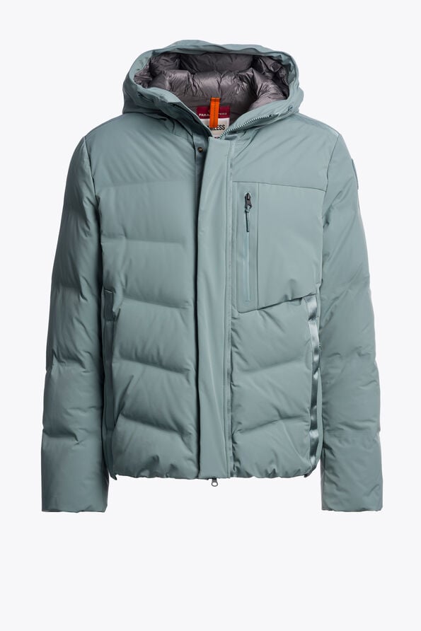 Parajumpers TAIGA - HOODED JACKET GREEN-BLUE 26WMPMJKSS01P410782