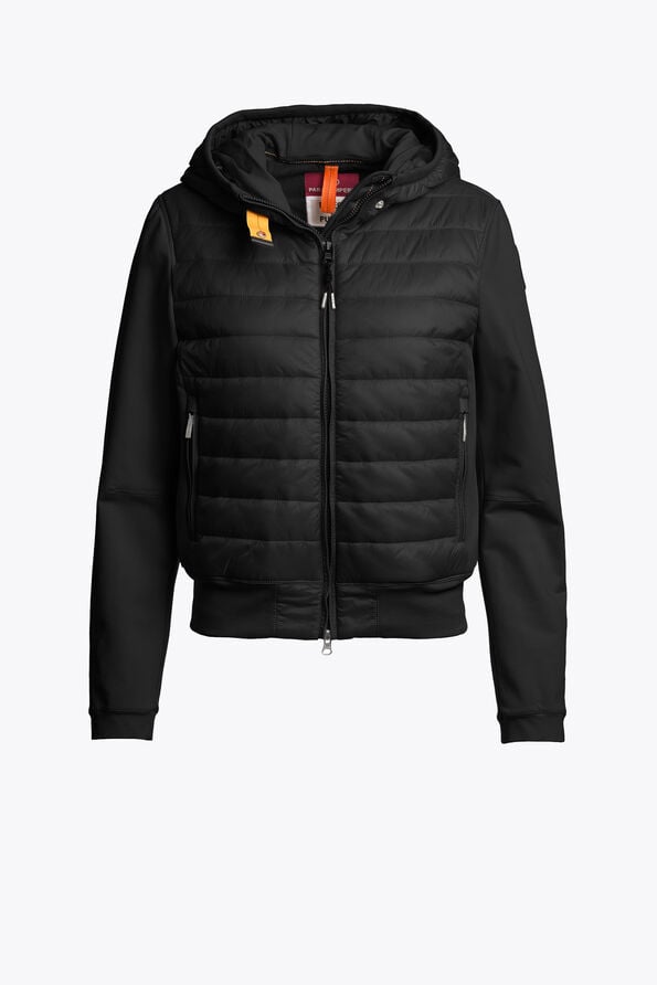 Parajumpers CAELIE - HYBRID SWEAT BLACK 26SMPWHYFP31P550541