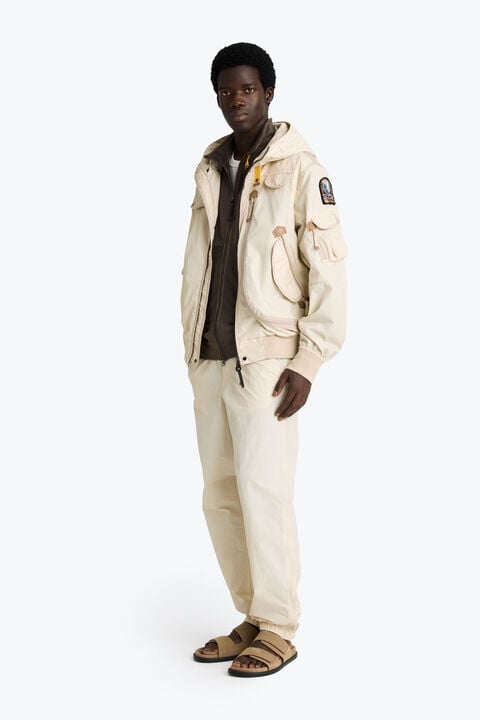 Parajumpers GOBI - HOODED BOMBER OFF-BLACK 26SMPMJKMA01P010600