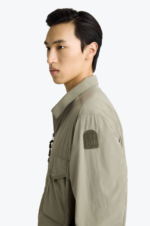 Parajumpers ELGIN - OVERSHIRT BLACK 26SMPMOSTU02P390541