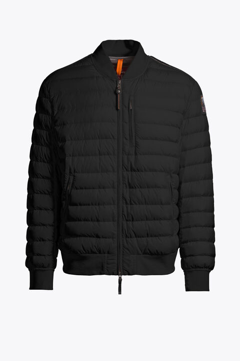 Parajumpers BREVING - DOWN FILLED BOMBER BLACK 26SMPMPUSL05P040541