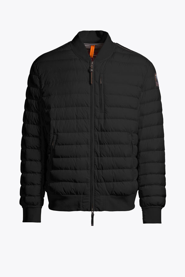 Parajumpers BREVING - DOWN FILLED BOMBER BLACK 26SMPMPUSL05P040541