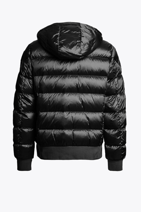 Parajumpers PHARRELL - HOODED BOMBER BLACK 25WMPMPUSX13P240541