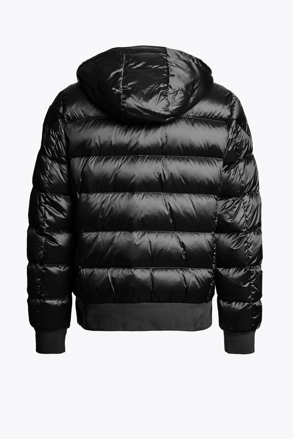 Parajumpers PHARRELL - HOODED BOMBER BLACK 25WMPMPUSX13P240541