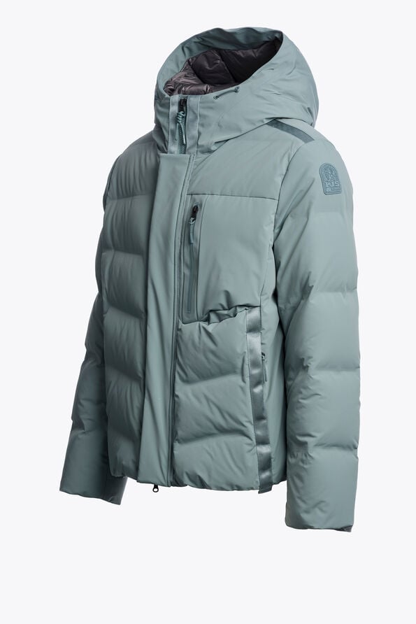 Parajumpers TAIGA - HOODED JACKET GREEN-BLUE 26WMPMJKSS01P410782