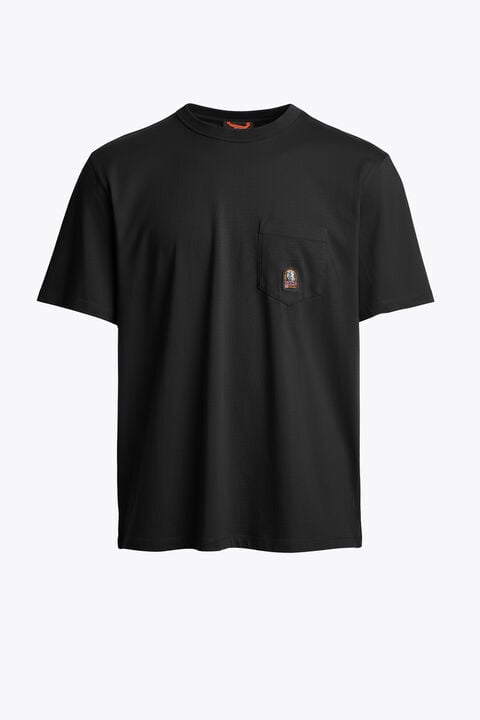 Parajumpers NEEL - T-SHIRT BLACK 26SMPMTSRJ01P210541