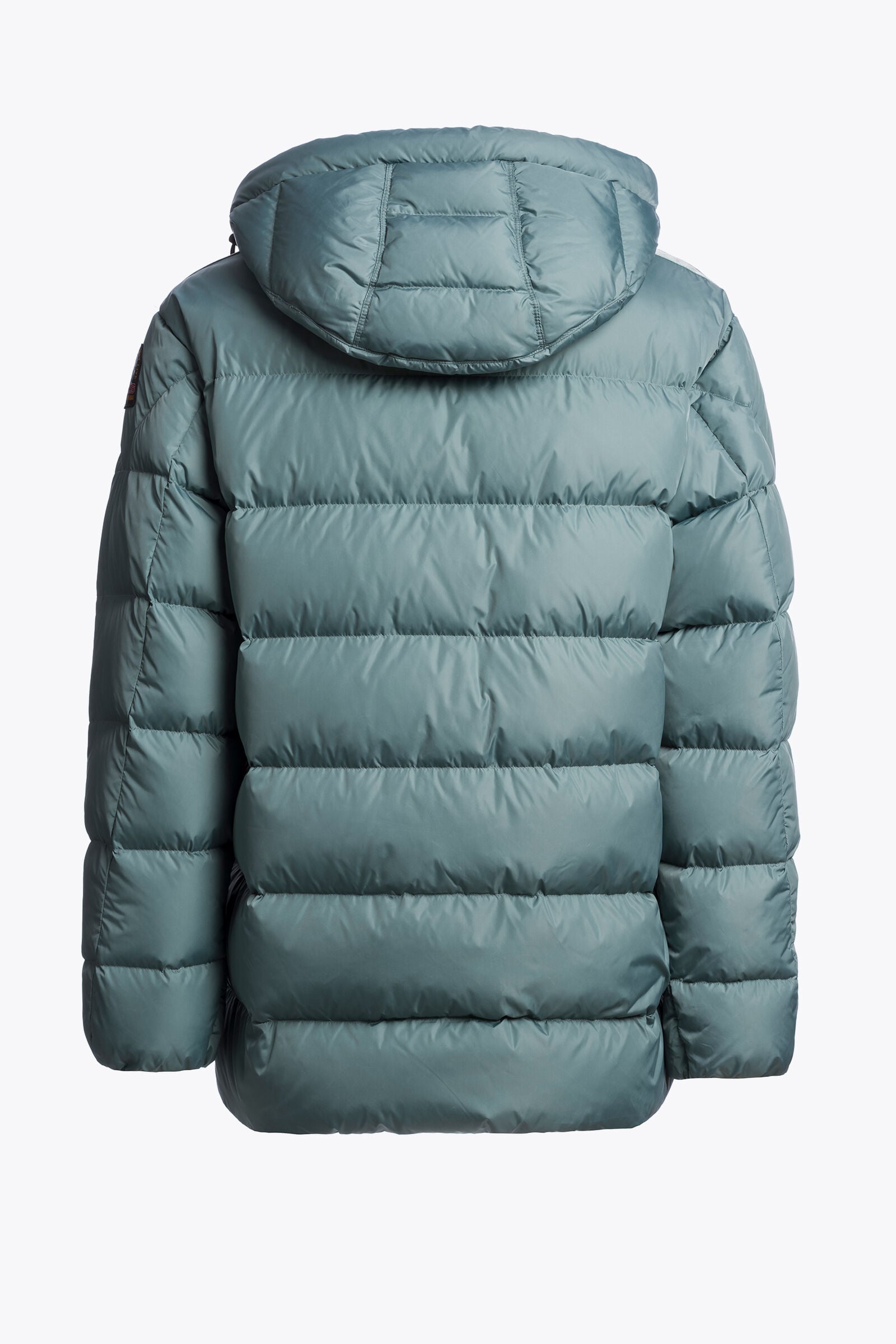 SALLINS - フードダウンパーカー GREEN-BLUE | Parajumpers®